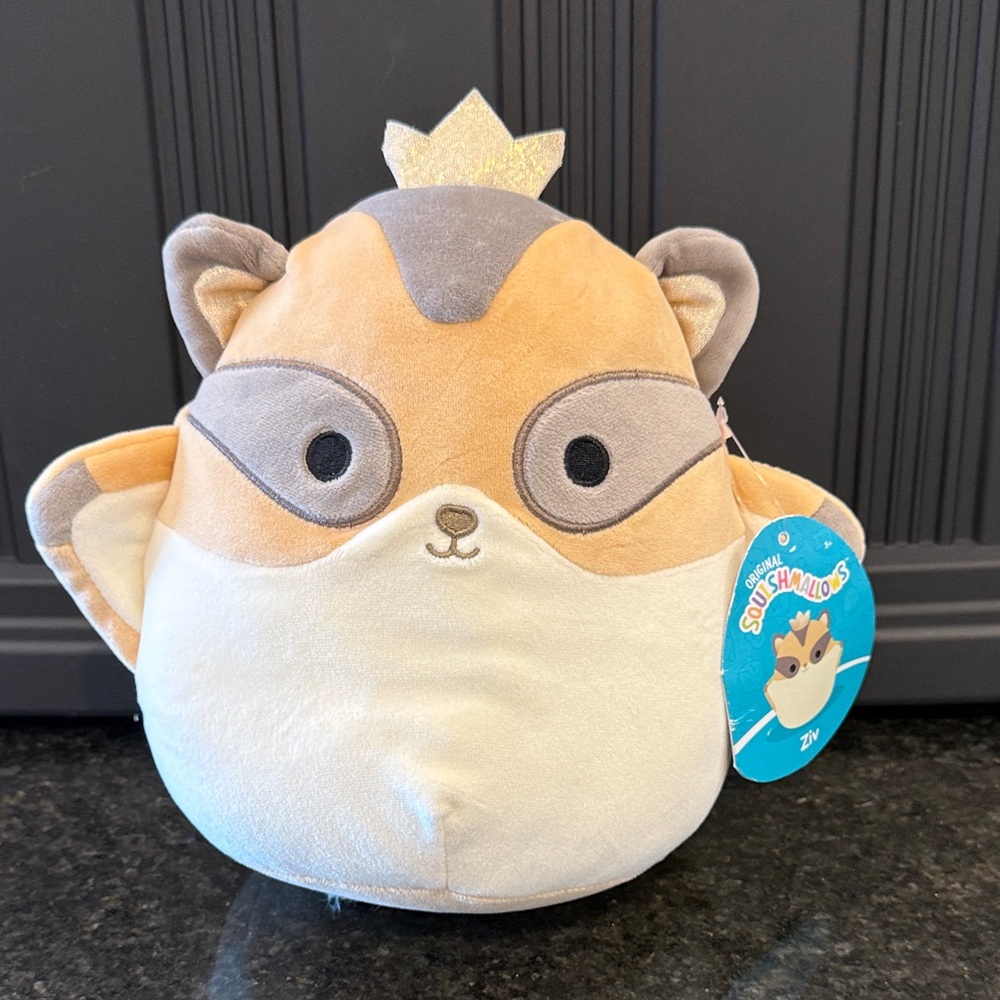 Squishmallows Cream and Gray Plush Toy